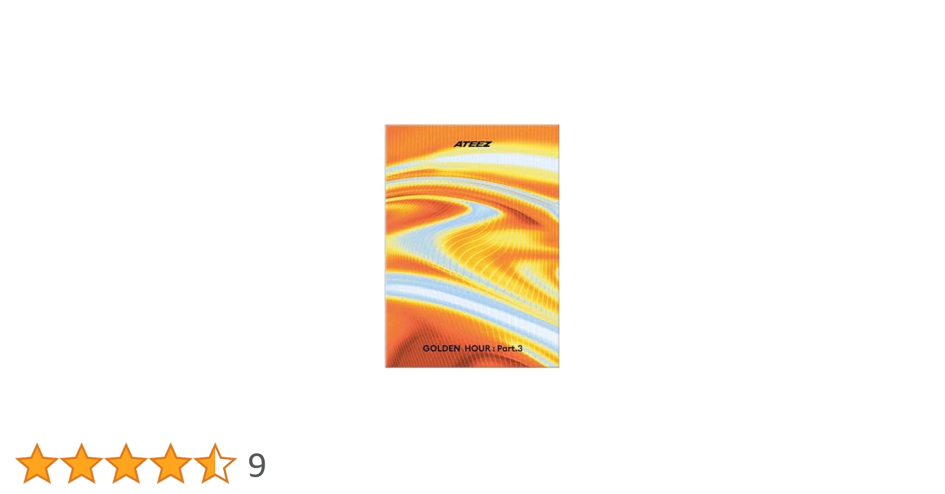 ATEEZ アチズ GOLDEN HOUR Part.3 POCA ALBUM A'TEEZ GOLDEN HOUR : Part.3 POCA Version with Tracking