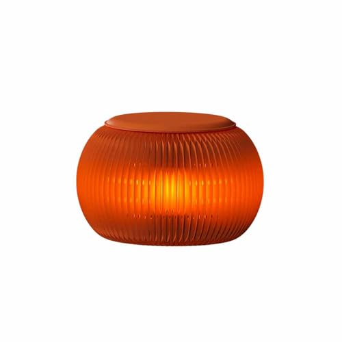 KAFELE Hojalata Luminosa Respetuosa del Medio Ambiente del Hogar Que Cambia El Taburete, Diámetro De La Altura 26Cm 41Cm, USB Alimentado
