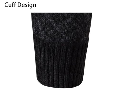 Men Stand Collar Cardigans Knitted Sweaters Casual Sweater Mens Fleece Warm Cardigans4