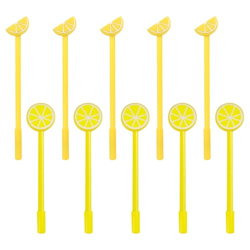 30 bolígrafos de gel limón 0.5 mm punta fina