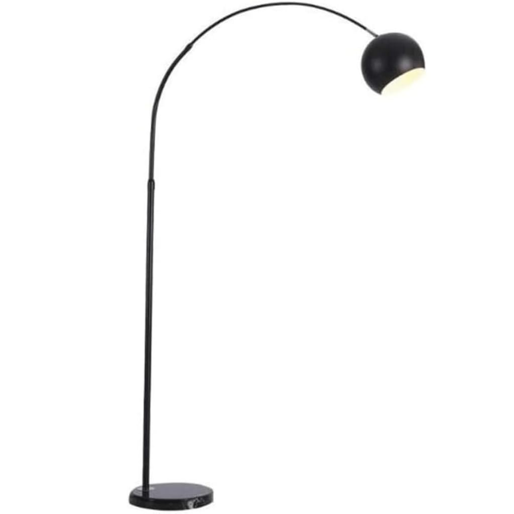 Lámpara de pie de Pesca minimalista cromada con luz focal ajustable para estudio