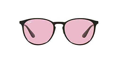 La Mejor Recopilación de Ray Ban Rosas del mes. 44 Ray-Ban 0RB3539 Lentes de Sol Erika Metal, Negro