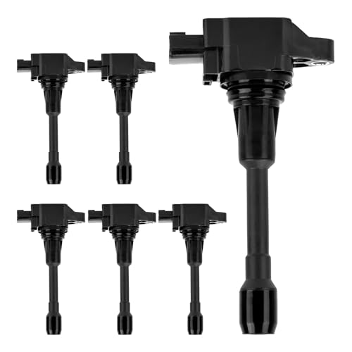 Image of PHILTOP UF617 Ignition Coil Packs Fits for Nissan 2009-2020 370Z, INFINITI 2008-2013 G37, 2014-2015 Q50 3.7L, 2014-2017 QX50, 2011-2013 M37, 2015-2017 QX70, 2014-2019 Q70 3.7L, 2014-2015 Q60