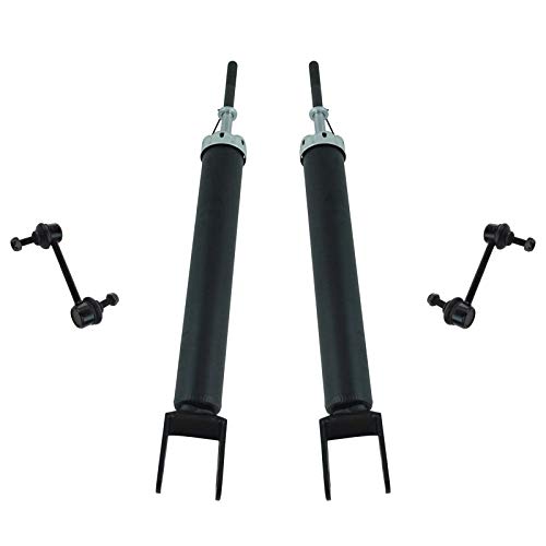 TRQ 4 Piece Rear Suspension Kit Shock Absorber Sway Bar Link Kit Set for 2010-2012 Lincoln MKS / 2011-2017 Ford Taurus excluding SHO Models