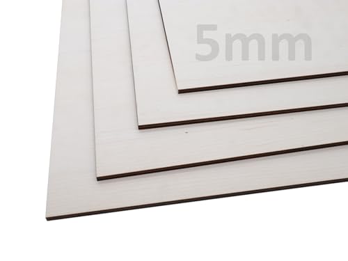 Tablero de madera contrachapada de arce de 5 mm material para manualidades accesorios de modelismo