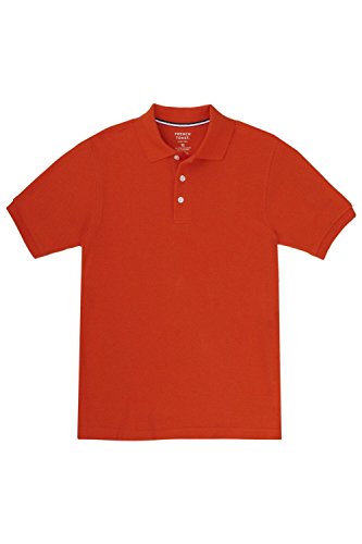 Image of French Toast Unisex S /S Pique Polo (Sizes 8-20) - Orange, 18 /20