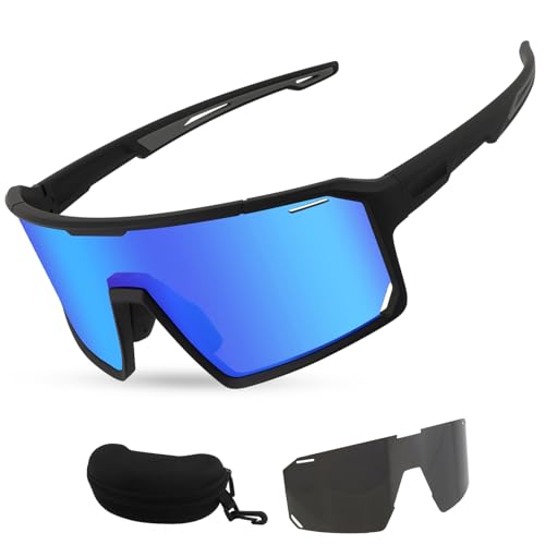 Lunettes de cyclisme polarisées UV400 lunettes de soleil sport TR90 baseball