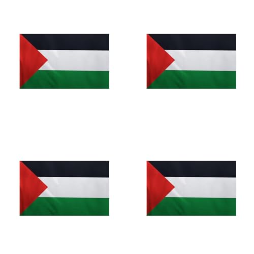 Drapeau Palestine 150x90cm - Drapeau Palestine 90 x 150 cm Haute qualité Polyester léger Drapeaux