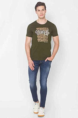 Image of Spykar Men's Slim Fit T-Shirt