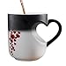 Tazzas Magicas Ceramica Cuore Cambia Colore, 400ML Tazzas Caffè...