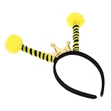 [ULDIGI] 蜂の触手ヘッドバンド パーティー用ヘアアクセサリー 写真撮影小道具 装飾 アンテナ風ヘッドドレス 大人向け フェスティバルステージイベントに適応