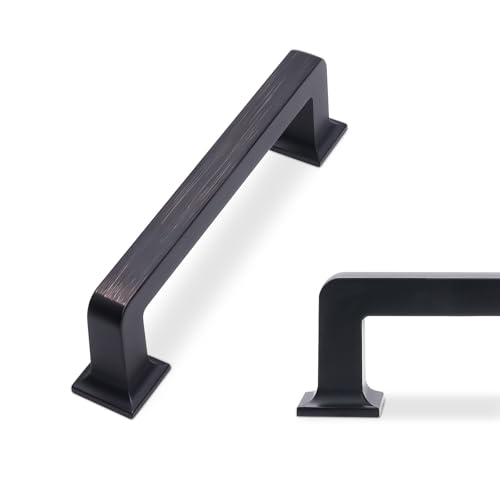 POVEFONK 10 Pack 3-3/4 inch Oil Rubbed Bronze Kitchen Cabinet Handles