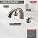 Delta Faucet Classic 2-Handle Widespread Roman Tub Faucet - Chrome Tub Faucet - Chrome T2705 (Valve Not Included)
