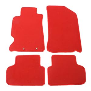 IKON Motorsports Red Floor Mats Review for Acura RSX