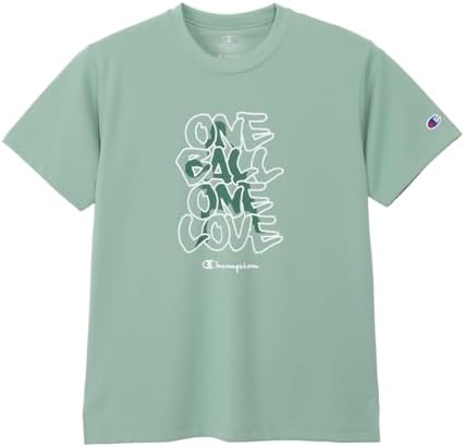 Champion Kids' Short Sleeve T-Shirt, Round Neck, Antibacterial, Odor Resistant, Quick Drying, UV Protection, Highly Breathable, Script Logo Print, Basketball Junior