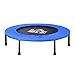 homcom Trampolino Elastico per Jumping Fitness e Allenamento a Casa, Molle e Struttura in Acciaio, Φ91x22.5cm, Nero e Blu