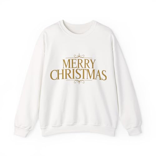 Pull de Noël doré 005 vêtement hiver chic et vêtement de fête tricoté