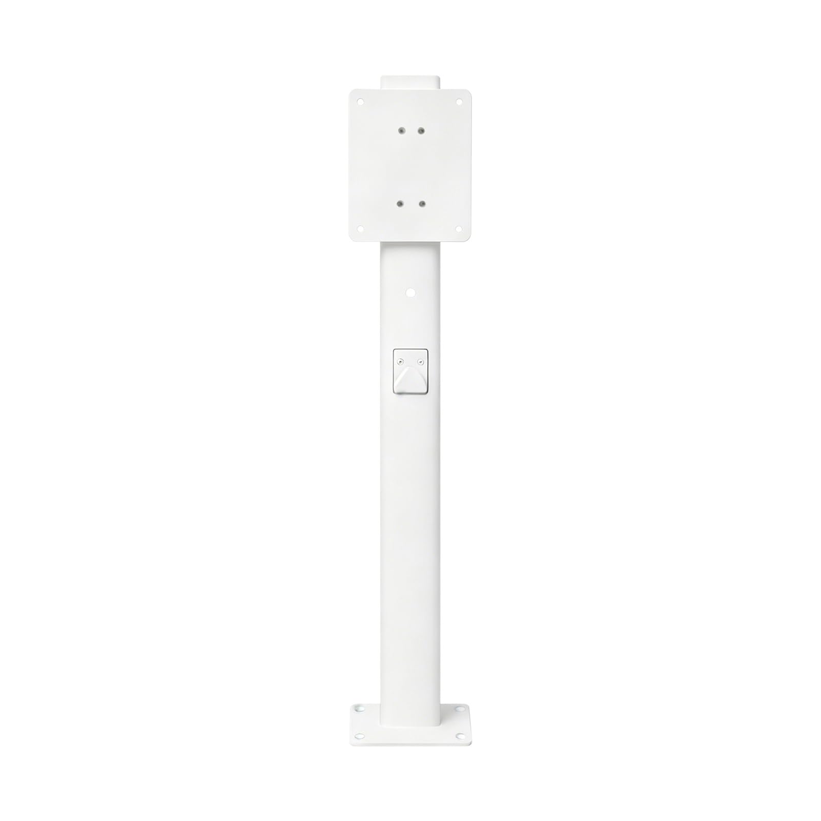 Supporto per Stazione di Ricarica EV,Piedistallo Universale per Stazione di Ricarica Uso Interno ed Esterno Staffa in Acciaio Ispessito Resistente alla Ruggine e Impermeabile(White)
