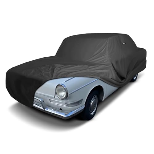 Image of iCarCover Premium Custom Car Cover for 1959-1965 BMW 700 Heavy Duty Waterproof All Weather Rain Snow UV Sun Protector Custom Fit Full Exterior Indoor Outdoor Protection Car Cover (Black)