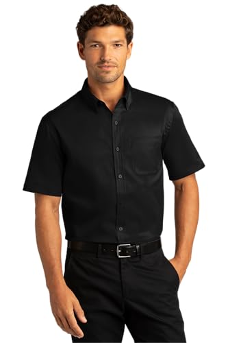 Port Authority Men's Short Sleeve SuperPro React Twill Button-Down Shirt