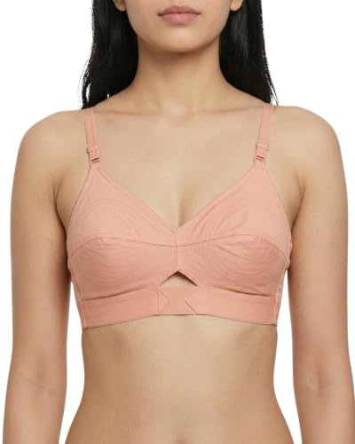 Image of Brida Kavya Xtra Soft Cotton Round Stitch Bra for Women | Full Coverage | Non-Padded | Wireless | Double Layer Support | Heavy Bust | Combo Pack | Colours May Vary