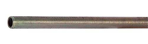 Image of B&P Lamp 1 /4 IP X 36 inch All Thread Pipe, 1 /2 inch Diameter Zinc Plated Steel For Floor and Table Lamp Restoration