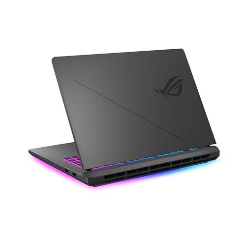 Image of ASUS ROG Strix G16 Gaming Laptop, AMD Ryzen 9-9955HX, 16 GB DDR5 RAM, 1 TB PCIe SSD, 16 inch 2K Display, Nvidia G-Force RTX 5050, Backlit Chiclet Keyboard RGB, W11 Home, Eclipse Gray