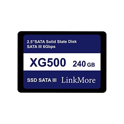 LinkMore XG500 SATA III (6Gb/s) Internal SSD, Solid State Drive, Up to 500MB/s for Latop and PC (2.5" SATA 240GB) Cover