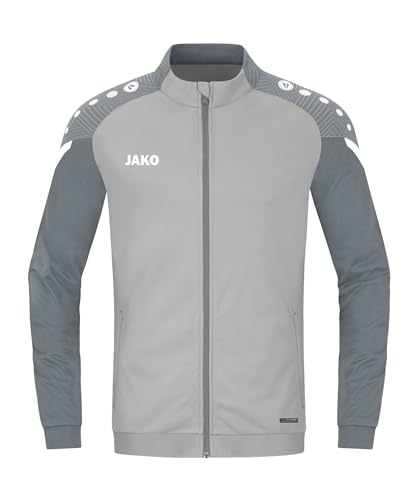 JAKO Herren Polyesterjacke Performance, Soft Grey/Steingrau, M JAKO Herren Polyesterjacke Performance, Soft Grey/Steingrau, M