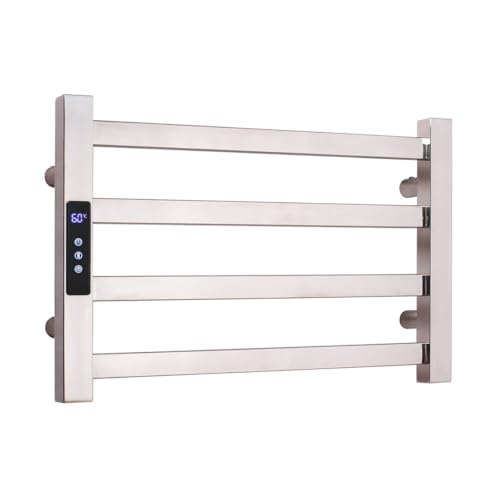 Toalheiro Elétrico Aço Inox Térmico Display Digital Cromado 30x45 110V