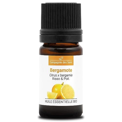 BERGAMOTA - 5 mL - Aceite Esencial Orgánico de Calidad Superior - 100% Puro, Natural, Quimiotipado y Certificado AB