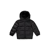 [BOSS] [ボス] キッズ フーデッド ジャケット モノグラム パターン マテリアル 100 ブラック