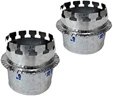 2 x placa de conductos de despegue collar de arranque de 6 pulgadas para conductos HVAC trabajo cantidad 2