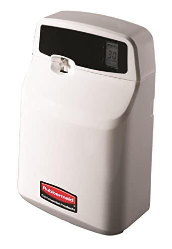 Rubbermaid Commercial FG516900OWHT SeBreeze 9000 Programmable Plus Metered Aerosol Odor Control Dispenser, Off-White