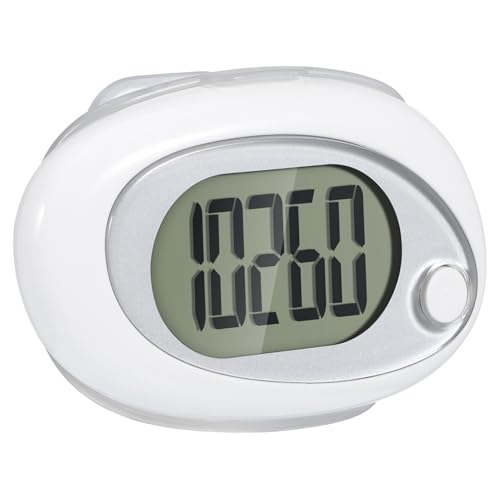 HONMEET Portable Step Counter with Screen Silent Clip Pedometer for Walking Hiking Outdoor Activities Accurate Step Tracking for Seniors Active Lifestyles
