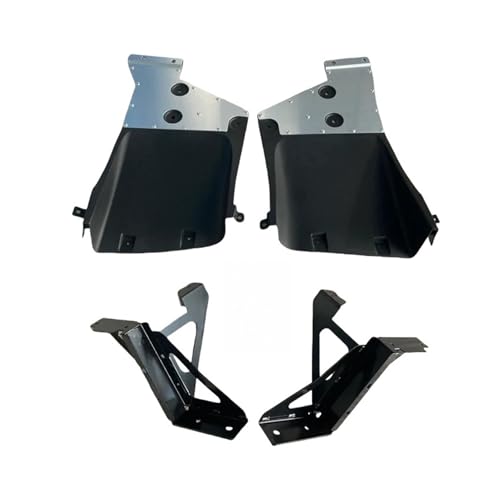 GPスタイル PPリアディフューザー Mini R56 R57 R58 R59 JCW バンパーリップディフューザースプリッタートリムのみ 2つの金属ブラケットと2つのパネルキット付き