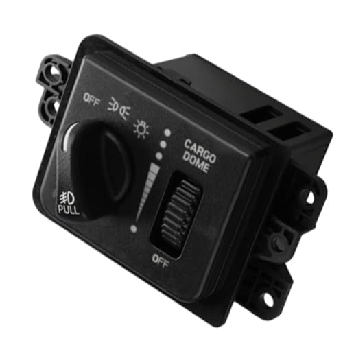 Interruptor de luces de niebla 56045537AB negro para faros delanteros Dodge Ram 1500 2002 a 2005