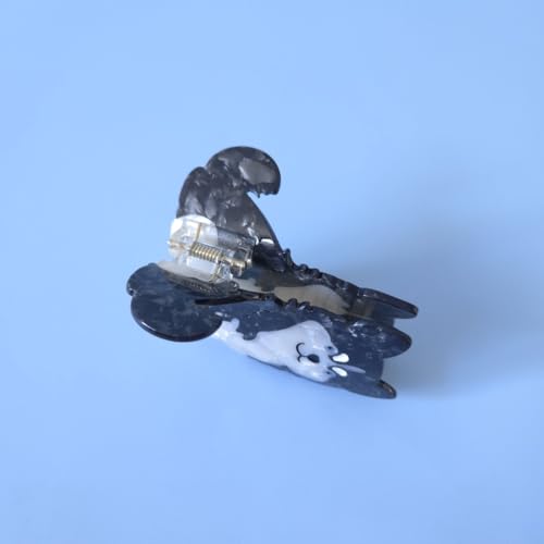 Pinzas para cabello con diseño Husky, acetato, 2x2 in miniatura 6