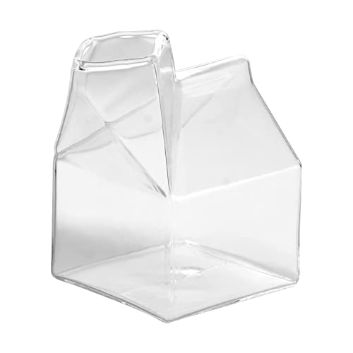 Shanrya Taza De Leche, Vasos De Agua Transparentes, para Té, Café, Leche, Zumos De Frutas, Bebidas Home Cafe