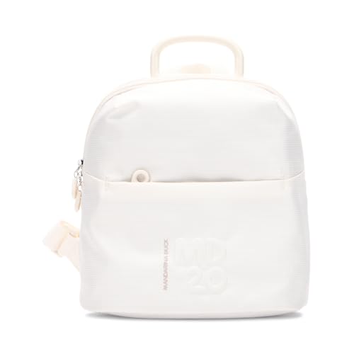 Sac à dos MD20 Mandarina Duck avec son tissu irisé unique coloris latte