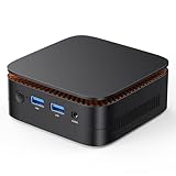 NiPoGi Mini PC Mini Computer 8GB DDR4 + 256GB M.2 SSD, AK1Plus 12th Ιntel Alder Lake-Ν95 (fino a 3.4GHz, 4C/4T), Gigabit Ethernet, 4K UHD, Dual Wi-Fi, BT 4.2 Office Desktop PC