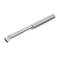 Micro 100 BBM-060528X Boring Tool - Right Hand - Sharp, 5.4 mm Min Bore Dia, 28 mm Max Bore Depth, 1.25 mm Proj, 2 mm Offset, 6 mm Shank Dia, 57 mm OAL, AlTiN