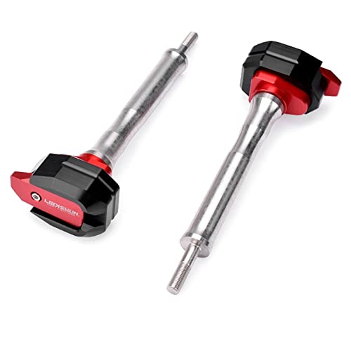 TOYOCC Motorschutz Für Kawasaki 1400GTR Für CONCOURS14 ZX-14R Sturzschutz Sturzpad Verkleidung Crash Bobbins Guard Crash Pad Protector Schieberegler (Farbe : Red)