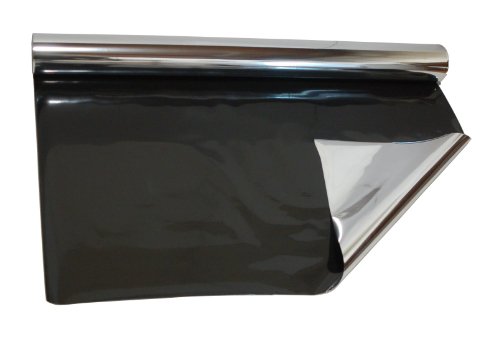 Mylar Reflective Black Material 7 Mill 4'x50'