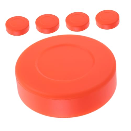 WHAMVOX 5pcs Sports Ice Hockey Pucks Training Pucks Great Craftsmanship Enhance Hockey Skills Versatile for Practice Games