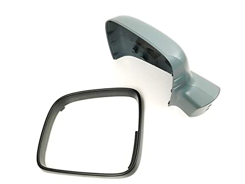 HZ-DESIGN Cubierta para espejo retrovisor exterior izquierdo, carcasa imprimada, compatible con VW T5 y VW Caddy Cover