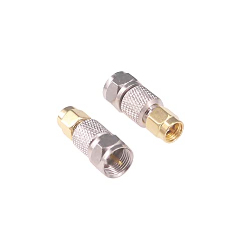 5 adaptadores SMA macho a F tipo macho coaxial RF miniatura 3