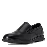 Nunn Bush Men's Chase Slip Resistant Work Slip-On for Restaurant, Food Service & Hospitality Black 10.5 Medium