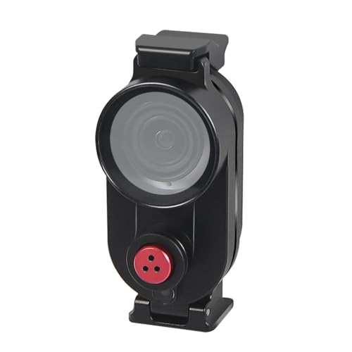 NovelGoal Aluminum Alloy Waterproof Housing Case Compatible with Insta360 GO3 GO3S 80meters Underwater Diving Housing Protective Cage Camera Shell (Basic Version)