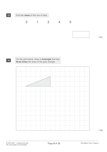 New KS2 Maths SATS Practice Papers: Pack 3 (for the tests in 2019) (CGP KS2 SATs Practice Papers) - Image 11